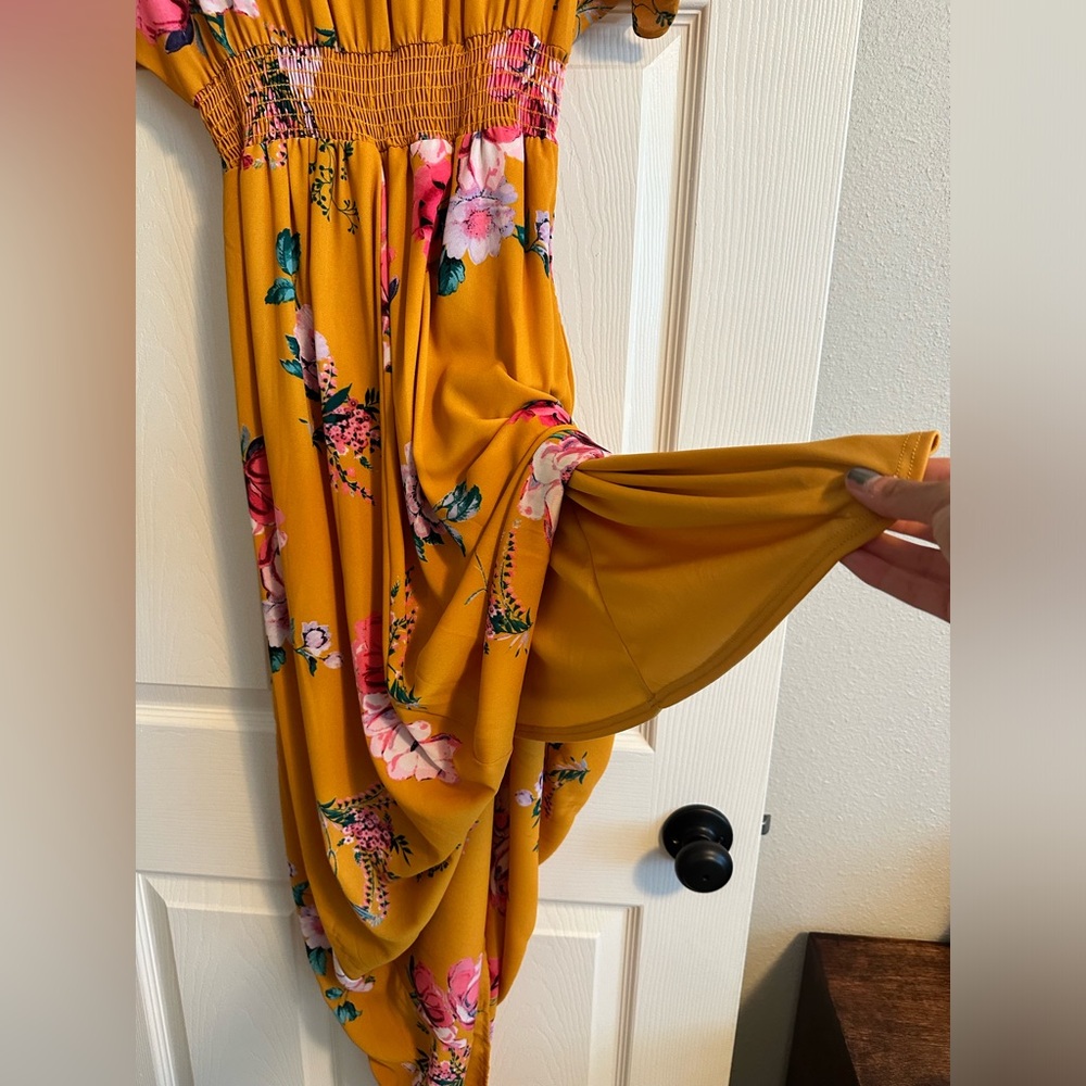 Pink Lily Floral Maxi - Picture 9 of 9